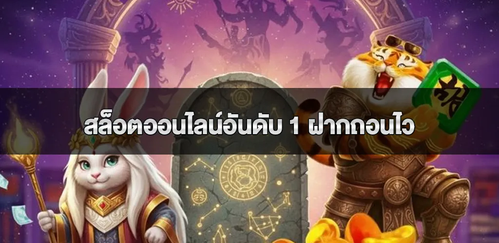 สล็อตออนไลน์อันดับ 1 ฝากถอนไว มาตรฐานสากล ปลอดภัย 100%